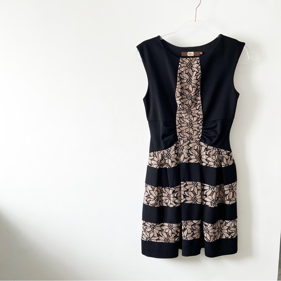 Eva Franco Black Lace Strata Cocktail Dress by Anthropologie - Picture 3 of 7